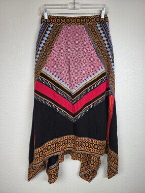 Free People Bohemian Asymmetrical Vintage Y2K 90s Skirt